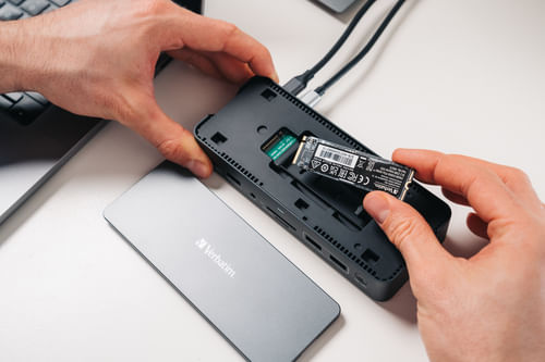 Verbatim-CDS-15S-Cablato-USB-3.2-Gen-1--3.1-Gen-1--Type-C-Nero-Grigio
