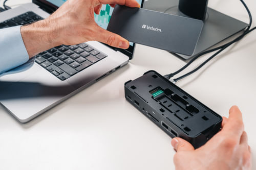 Verbatim-CDS-15S-Cablato-USB-3.2-Gen-1--3.1-Gen-1--Type-C-Nero-Grigio