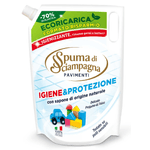 Spuma Di Sciampagna Pavimenti Sacco 1350 Ml. Igiene &Protezio Made In Italy