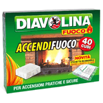 Diavolina 40 Cubi Accendifuoco