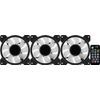 LOT-DE-3-VENTILATEURS-DE-BOITIER-AEROCOOL-MIRAGE-PRO-RGB-12CM--NOIR--AVEC-HUB-ET-TLCOMMANDE
