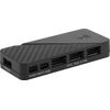 LOT-DE-3-VENTILATEURS-DE-BOITIER-AEROCOOL-MIRAGE-PRO-RGB-12CM--NOIR--AVEC-HUB-ET-TLCOMMANDE