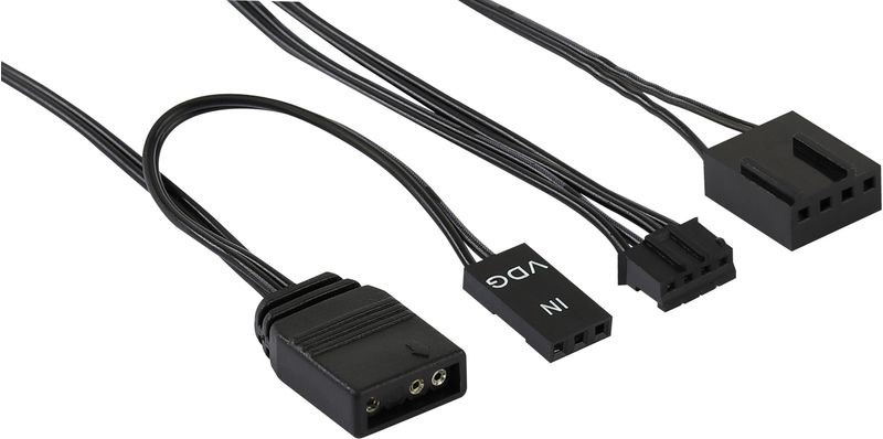 LOT-DE-3-VENTILATEURS-DE-BOITIER-AEROCOOL-MIRAGE-PRO-RGB-12CM--NOIR--AVEC-HUB-ET-TLCOMMANDE