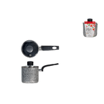 Bollilatte Antiaderente Home Salt N'Pepper Con Coperchio Ø10Cm