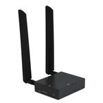 BECbyBillion 4G LTE Industrial Router with router cablato Fast Ethernet Nero (4G LTE Industrial Router with - Serial Por