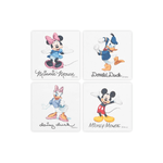 Set 4 Adesivi Antiscivolo Disney Cm10x10 Lulabi