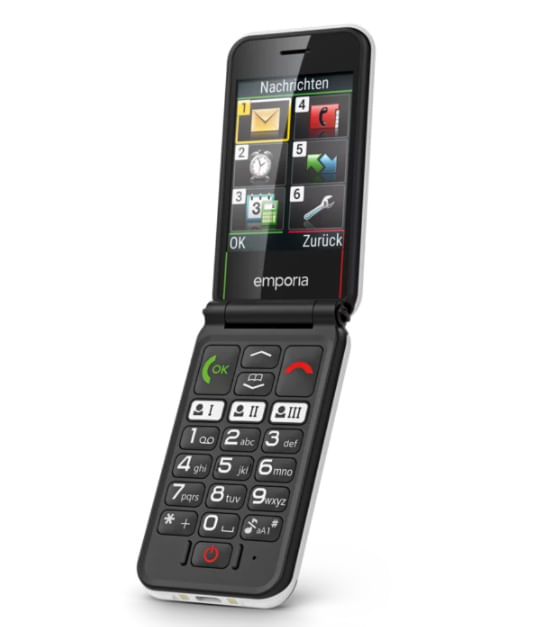 Emporia-SIMPLICITYglam.4G-711-cm--2.8---106-g-Nero-Bianco-Telefono-per-anziani