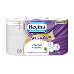 Regina Sensation 6 Rotoloni Igienica Made In Italy