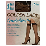 Golden Lady Gambaletto 15 Den 2 Paia 1C Daino