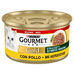 Gourmet Gold Lattine Straccetti 85 Grammi Pollo Made In Italy