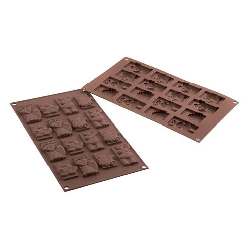 Silikomart Stampo Dolci Winter Choco 16 Posti