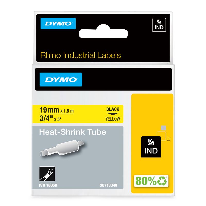 DYMO-Etichette-per-tubi-termoretraibili-IND---19mm-x-15m