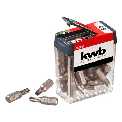 Kwb Inserti Per Avvitatore 25 Pezzi 1-4 T25