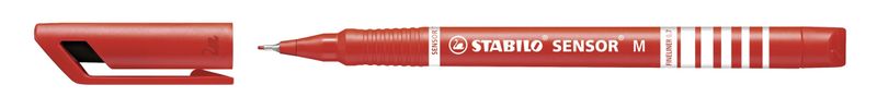 STABILO-Sensor-medium-penna-tecnica-Medio-Rosso-1-pz