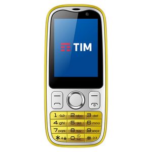 TIM Easy 4G 6,1 cm (2.4") SIM singola Android 4.4.4 Micro-USB 0,5 GB 2 GB 1550 mAh Argento, Giallo