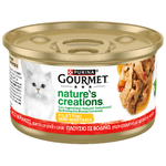 Purina Gourmet Nature'S Creation Filettini 85 Gr. Manzo Carote Piselli