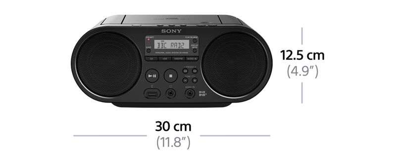 Sony-ZS-PS55B-BOOMBOX-RADIO-DAB-CD-USB