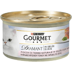 Gourmet Diamant Lattine Gelee'85 Grammi Tonno Gamberi