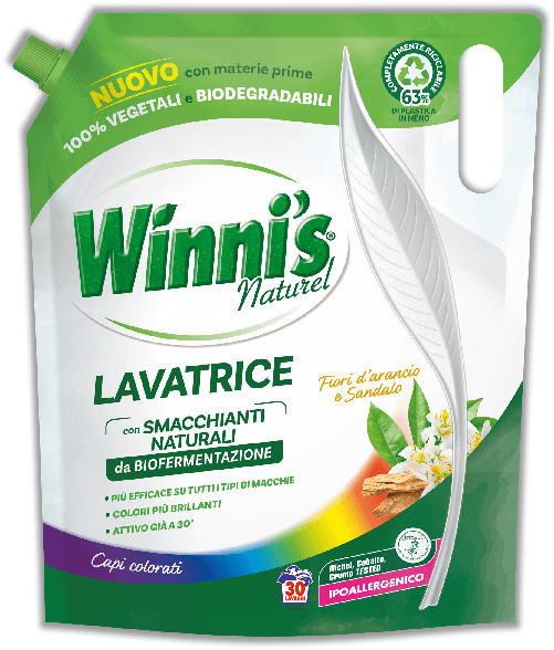 Winni'S Lavatrice Liquido 30 Misurini Sacco Colo Made In Italy