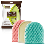 Guanto Bagno Massaggio Aqua Massage Natural Delicato