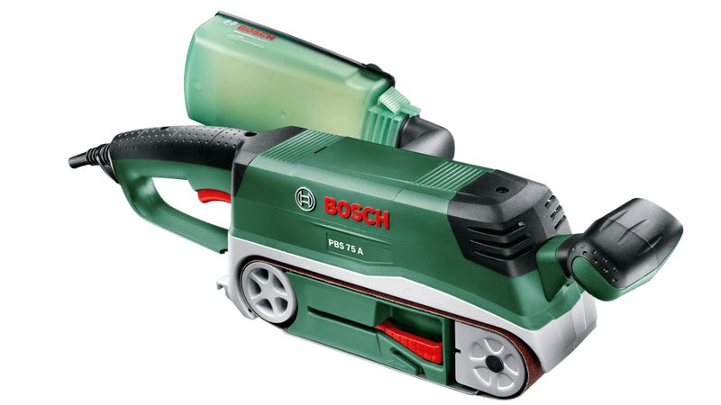 Bosch-PBS-75-A-Levigatrice-a-nastro-Nero-Verde-Rosso