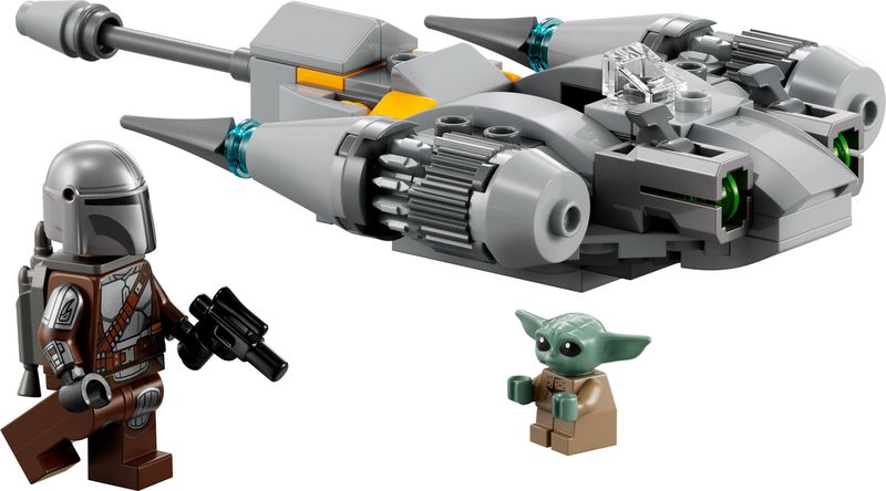 LEGO-Star-Wars-75363-Starfighter-N-1-del-Mandaloriano-Microfighter-Gioco-da-Costruire-con-Grogu-Baby-Yoda-Regali-Bambini-6-