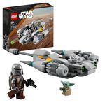 LEGO-Star-Wars-75363-Starfighter-N-1-del-Mandaloriano-Microfighter-Gioco-da-Costruire-con-Grogu-Baby-Yoda-Regali-Bambini-6-