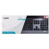 Rapoo-E9270P-tastiera-RF-Wireless-QWERTZ-Tedesco-Nero-Argento