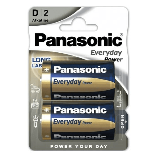Batterie D marca Panasonic modello LR20/D Alkaline