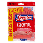 Essential Guanti Per Piatti Felpati M 2 Paia Spontex