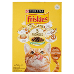 Friskies Gatto Scatola 400 Grammi Pollo/Tacchino/Olive