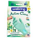 Guanti 40 Pezzi Nitrile Active Care M-L