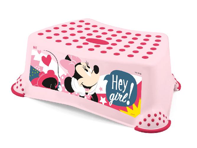 Lulabi Sgabello Minnie Icon Disney  con funzione antiscivolo. BPA FREE