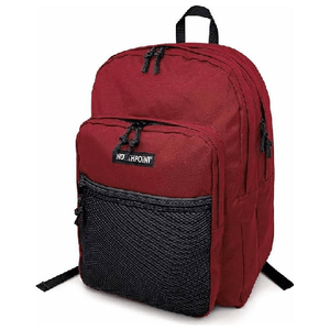 Lebez 81220 zaino Zaino scolastico Borgogna Poliestere