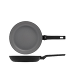 H&H Padella Supreme in alluminio con rivestimento antiaderente Pfluon colore nera cm 26