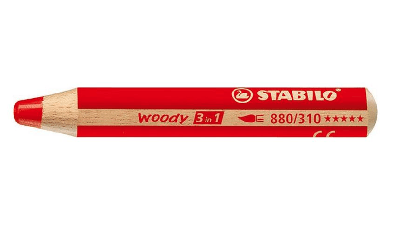 STABILO-woody-3-in-1-Rosso-1-pz