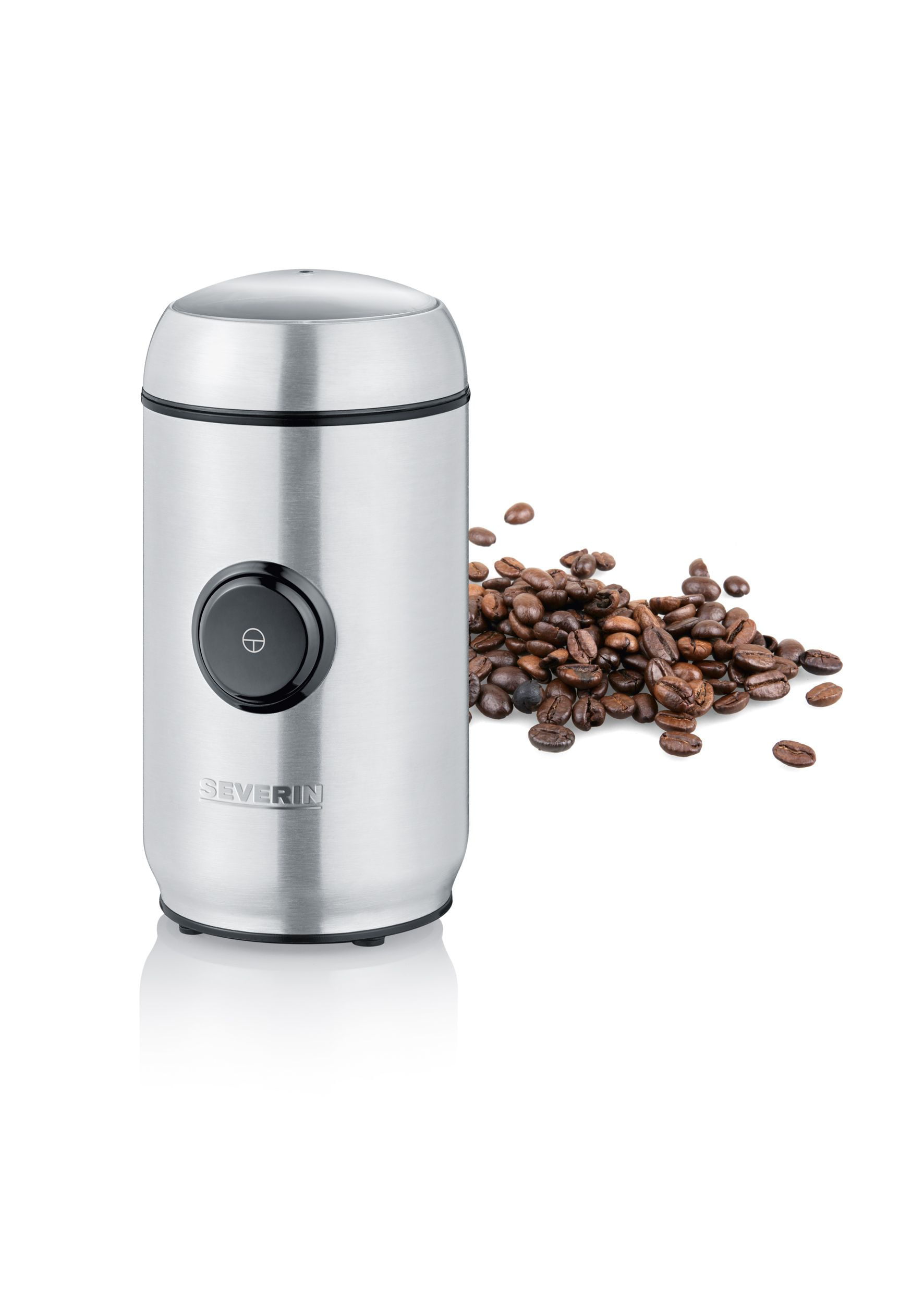 SEVERIN KM 3879 Krydderi-/kaffemlle 150W Brstet rugginefrit stl/sort