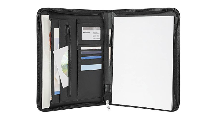 Wedo 58 54301 organizzatore personale Pelle, Nylon Nero