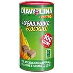 Diavolina 100 Cubi Accendifuoco Ecologica