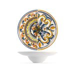 Piatto H&H Positano Cm24 Pasta In Stoneware