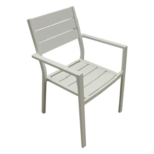 Sedia da esterno marca Amicasa modello KARIM Bianco LS-TC-805