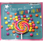 Oggi per te hip hip hurrà - Biglietto D'Auguri