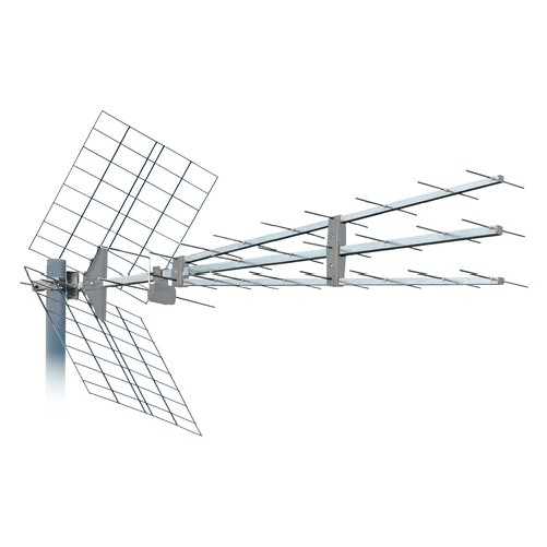 Antenna digitale terrestre Corel modello SD60UHF 5G, colore silver, per una ricezione TV ottimale