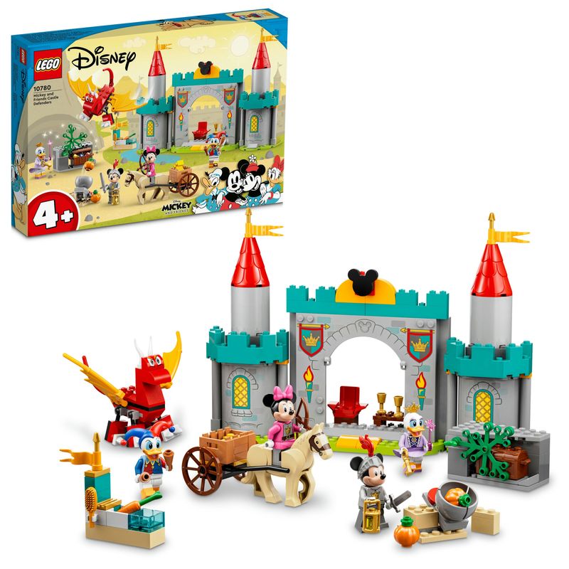 LEGO-Disney-Topolino-e-Amici-10780-Topolino-e-i-suoi-Amici-Paladini-del-Castello-Cavallo-Giocattolo-Giochi-per-Bambini