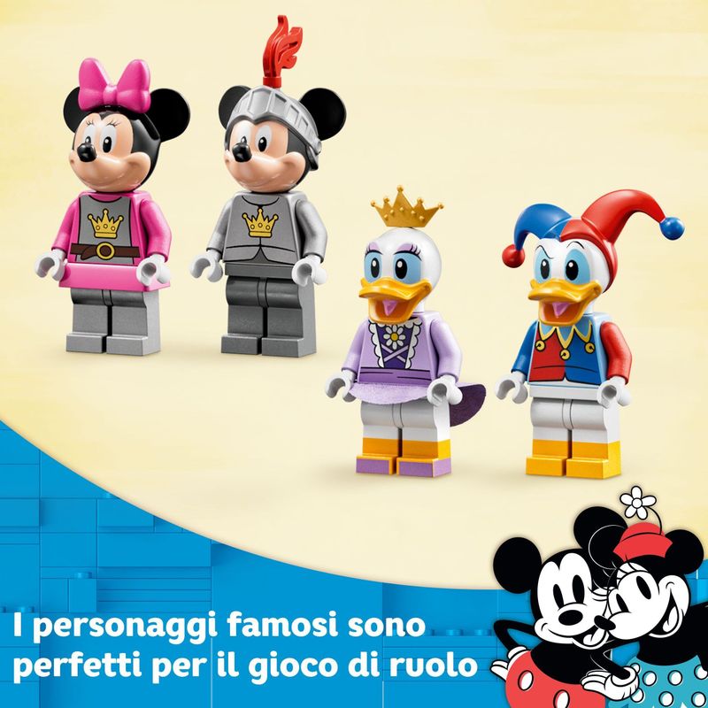 LEGO-Disney-Topolino-e-Amici-10780-Topolino-e-i-suoi-Amici-Paladini-del-Castello-Cavallo-Giocattolo-Giochi-per-Bambini