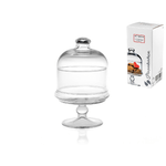 Minialzata In Vetro Con Cupola Marca Pasabahce Linea Patisserie