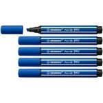 STABILO Pen 68 MAX marcatore Blu 5 pz