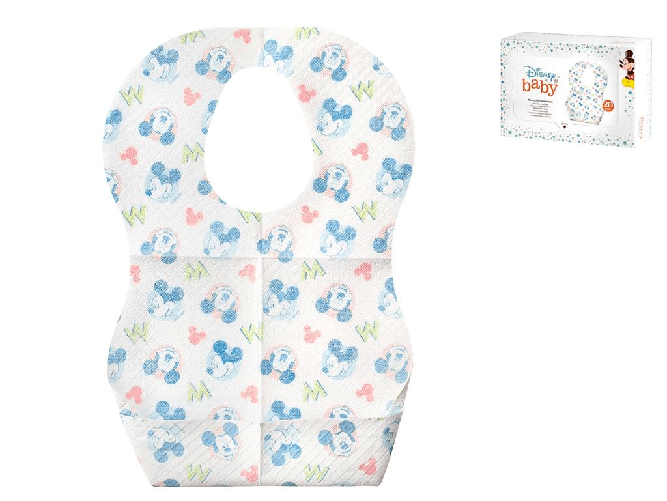 Lulabi Mickeysimply set di 20 Bavaglini Monouso