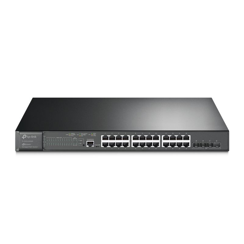 TP-Link-TL-SG3428XMP-switch-di-rete-Gestito-L2-L3-Gigabit-Ethernet--10-100-1000--Supporto-Power-over-Ethernet--PoE--1U-Nero