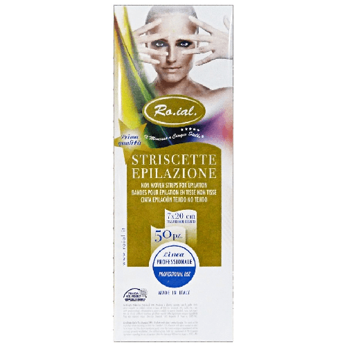 Strisce Depilatorie Tnt 7X20 Roial 50 Pezzi Colorate Dep567